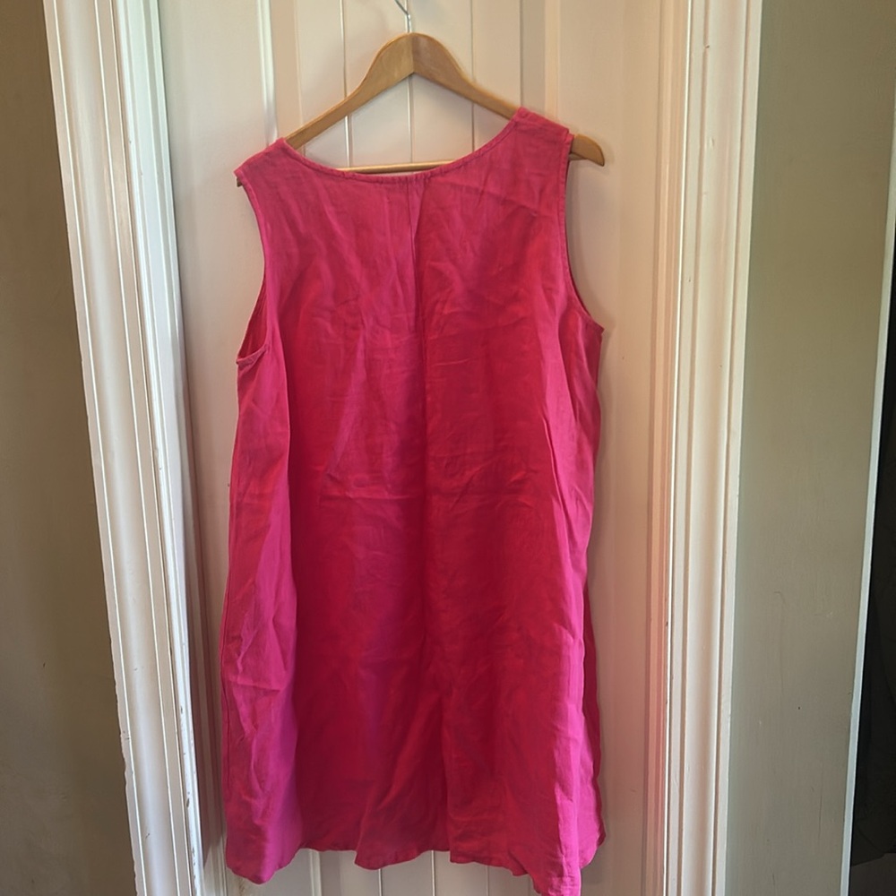Bryn Walker Pink Linen dress - Picture 5 of 5